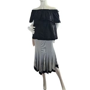 Shirt Passion Italia Handkerchief Skirt Size L NWT